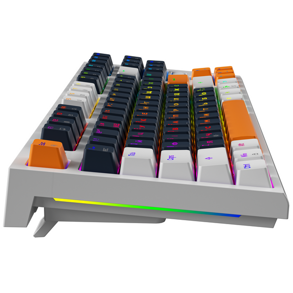 Дротова механічна клавіатура GamePro MK180W (Red) з Hot-Swap RGB White (MK180W) - купити в Україні за низькою ціною в інтернет-магазині "Rincom"