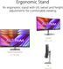 Монітор Asus 34.1" ProArt PA34VCNV 2xHDMI, 2xDP, USB-C, 2xUSB, RJ-45, MM, IPS, 3440x1440, 21:9, sRGB 100%, CURVED, AdaptiveSync, HAS, HDR10 (90LM04A0-B02370) - фото 3 з 9