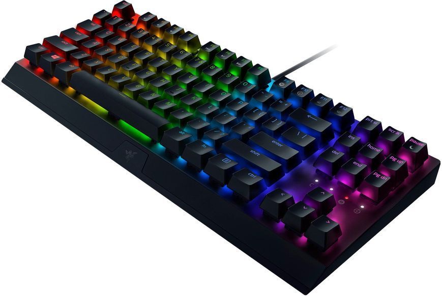 Клавіатура механічна Razer BlackWidow V3 TKL 87key, Green Switch, USB-A, EN/RU, RGB, чорний (RZ03-03490700-R3R1) - купити в Україні за низькою ціною в інтернет-магазині "Rincom"