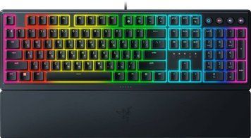 Клавіатура механічна Razer Ornata V3 104key, Mecha-Membrane Switch, USB-A, EN/UK, RGB, чорний (RZ03-04462100-R371) - купити в Україні за низькою ціною в інтернет-магазині "Rincom"