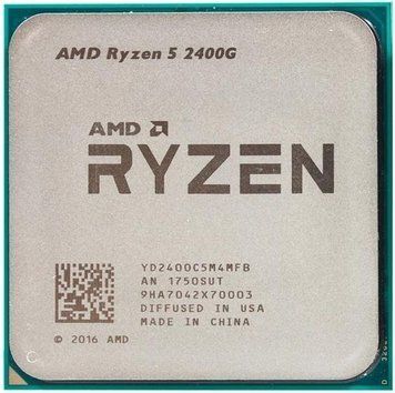 Процесор AMD Ryzen 5 2400G (sAM4, 8T, Tray) (Ryzen 5 2400G) - купити в Україні за низькою ціною в інтернет-магазині "Rincom"