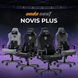 Крісло ігрове Anda Seat Novis Plus Fabric Grey Size XL (AD23YC-XL-01-G-F-G04)