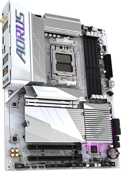 Материнська плата GIGABYTE B650E A ELITE X ICE sAM5 B650 4xDDR5 M.2 HDMI DP Wi-Fi BT mATX (B650E_A_ELITE_X_ICE) - купити в Україні за низькою ціною в інтернет-магазині "Rincom"