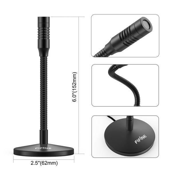 USB мікрофон Fifine K050 (K050) - купити в Україні за низькою ціною в інтернет-магазині "Rincom"