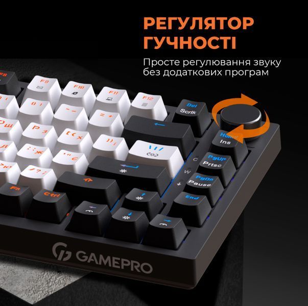 Дротова механічна клавіатура GamePro MK160B (Red) з Hot-Swap RGB Black (MK160B) - купити в Україні за низькою ціною в інтернет-магазині "Rincom"