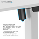 Комп&rsquo;ютерний стіл з електрорегулюванням висоти OfficePro ODE1470W (ODE1470W)