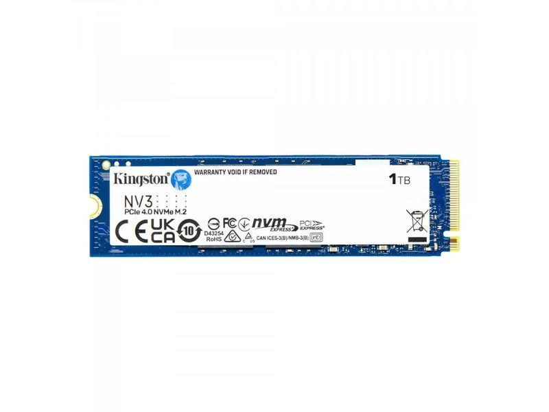 Накопичувач SSD Kingston M.2 1TB PCIe 4.0 NV3 (SNV3S/1000G) - купити в Україні за низькою ціною в інтернет-магазині "Rincom"