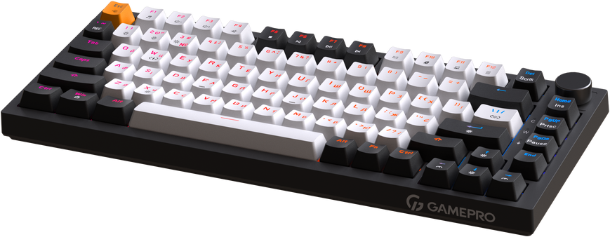 Дротова механічна клавіатура GamePro MK160B (Red) з Hot-Swap RGB Black (MK160B) - купити в Україні за низькою ціною в інтернет-магазині "Rincom"