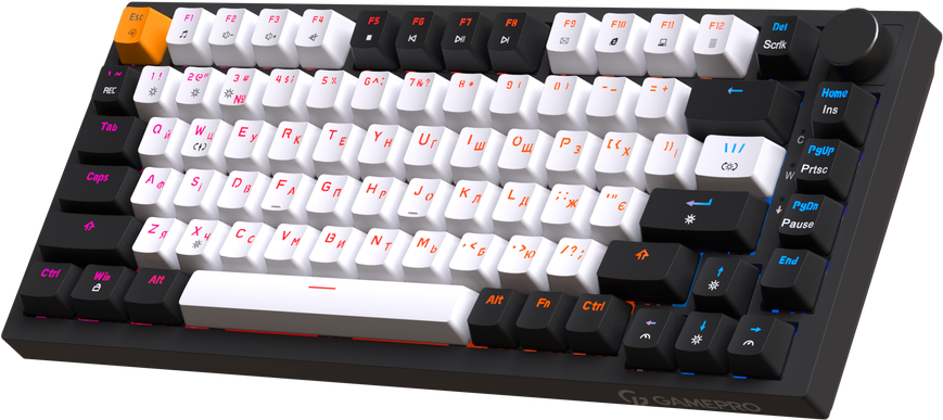 Дротова механічна клавіатура GamePro MK160B (Red) з Hot-Swap RGB Black (MK160B) - купити в Україні за низькою ціною в інтернет-магазині "Rincom"