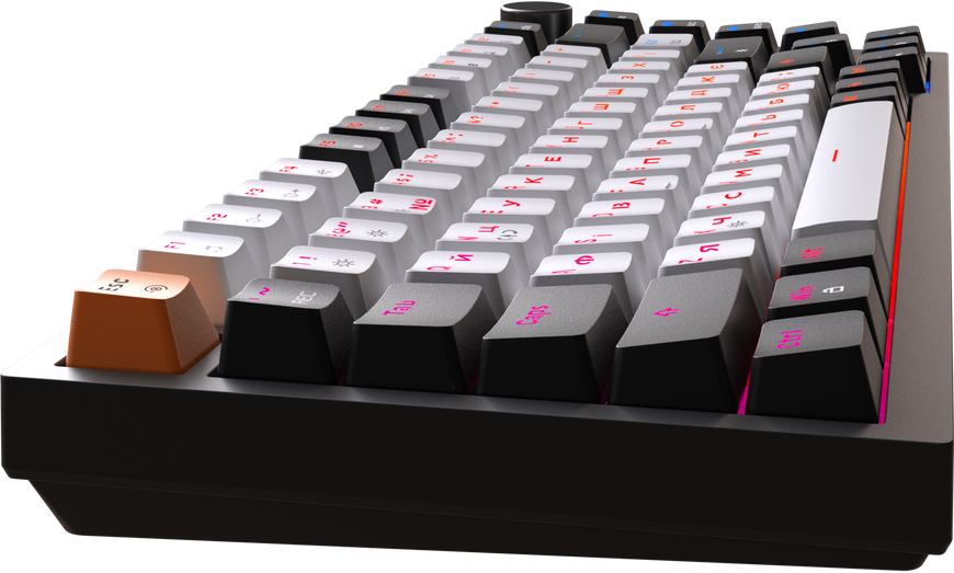 Дротова механічна клавіатура GamePro MK160B (Red) з Hot-Swap RGB Black (MK160B) - купити в Україні за низькою ціною в інтернет-магазині "Rincom"