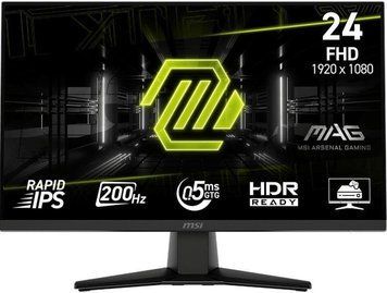 Монітор MSI 23.8" MAG 242F HDMI, DP, Audio, IPS, 200Hz, 0.5ms, sRGB 115%, FreeSync (9S6-3BC51T-007) - купити в Україні за низькою ціною в інтернет-магазині "Rincom"