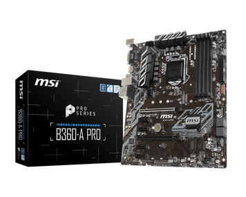 Материнська плата MSI B360-A Pro (s1151, Intel B360, PCI-Ex16) (B360-A Pro) - купити в Україні за низькою ціною в інтернет-магазині "Rincom"