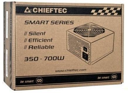 Блок живлення CHIEFTEC Smart (550W), >85%, 120мм, 1xMB 24pin(20+4), 1xCPU 8pin(4+4), 2xMolex, 4xSATA, 2xPCIe 8pin(6+2) (GPS-550A8) - купити в Україні за низькою ціною в інтернет-магазині "Rincom"