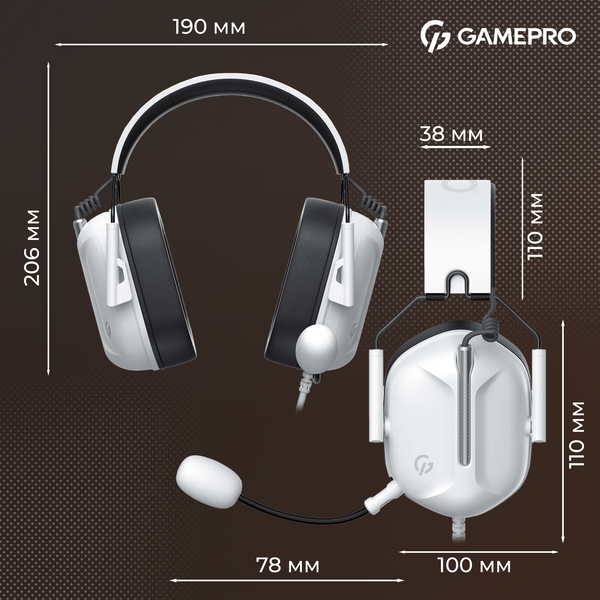 Ігрова гарнітура GamePro Genesis Hunter (HS1350W) (HS1350W)