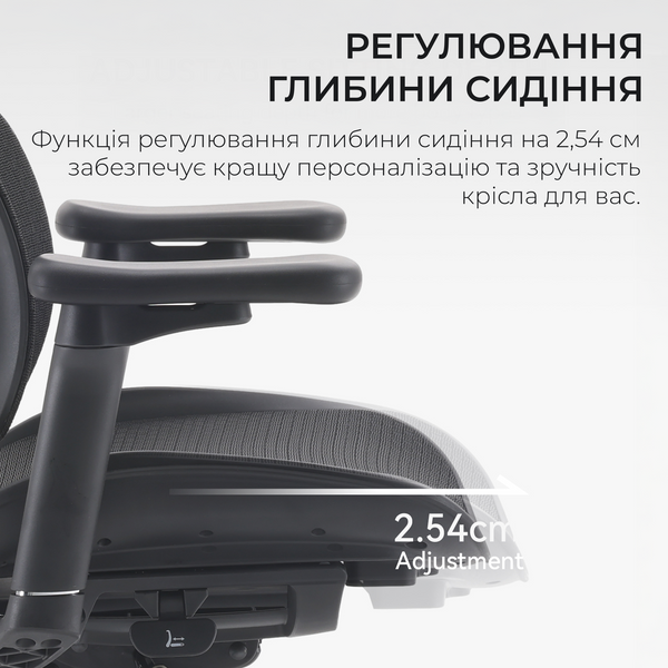 Крісло офісне Sihoo DORO S100 Mesh Black (S100-M301)