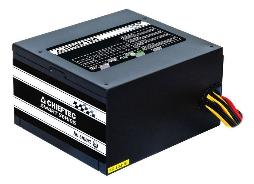 Блок живлення CHIEFTEC Smart (550W), >85%, 120мм, 1xMB 24pin(20+4), 1xCPU 8pin(4+4), 2xMolex, 4xSATA, 2xPCIe 8pin(6+2) (GPS-550A8) - купити в Україні за низькою ціною в інтернет-магазині "Rincom"