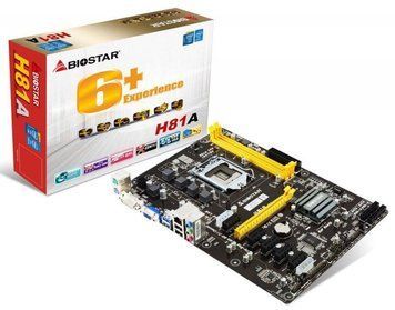 Материнська плата Biostar H81A Ver. 6.1 (s1150, Intel H81, ATX) (H81A Ver. 6.1) - купити в Україні за низькою ціною в інтернет-магазині "Rincom"