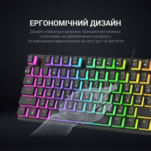 Клавіатура механічна GamePro MK80B (MK80B) - купити в Україні за низькою ціною в інтернет-магазині "Rincom"