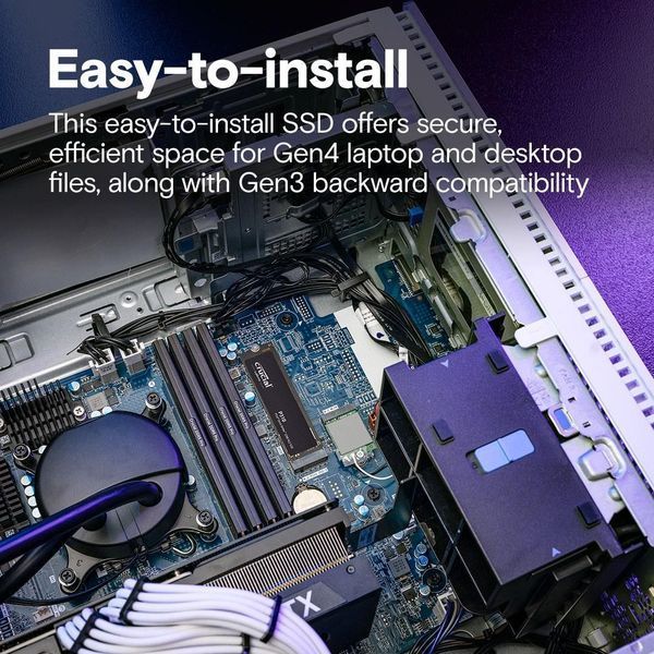 Твердотільний запам&rsquo;ятовувальний пристрій накопичувач (SSD) G4 M.2 NVME 1TB TRAY P310 CT1000P310SSD8-T CRUCIAL (CT1000P310SSD8-T) - купити в Україні за низькою ціною в інтернет-магазині "Rincom"