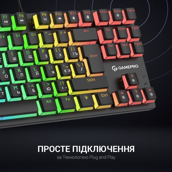 Клавіатура механічна GamePro MK80B (MK80B) - купити в Україні за низькою ціною в інтернет-магазині "Rincom"