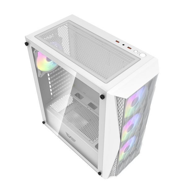 Корпус для комп'ютера DARK FLASH ATX без блока живлення DK352 білий (DK352 WHITE) - купити в Україні за низькою ціною в інтернет-магазині "Rincom"