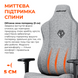 Крісло ігрове Anda Seat Novis L Fabric Dark Gray Size L (AD23-L-01-GB-F)