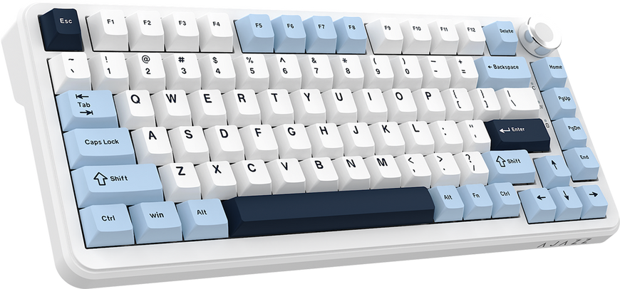 Клавіатура механічна бездротова Ajazz AK820 MAX PLUS Daydream Switch RGB Wireless/BT/USB White (AK820MAX-DD-BWD) - купити в Україні за низькою ціною в інтернет-магазині "Rincom"