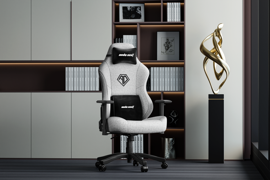 Крісло ігрове Anda Seat Phantom 3 Grey Size L (AD18Y-06-G-F)