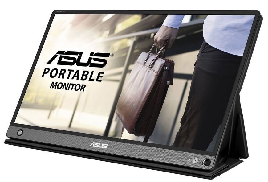 Монітор портативний Asus 15.6" ZenScreen GO MB16AHP mHDMI, USB-C, MM, IPS, 7800mAh, Cover (90LM04T0-B01170) - купити в Україні за низькою ціною в інтернет-магазині "Rincom"