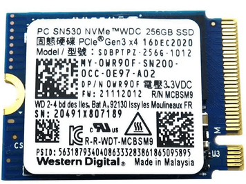 SSD накопичувач Western Digital 256GB M.2 PCIe NVMe (SDBPTPZ-256G-1012) - купити в Україні за низькою ціною в інтернет-магазині "Rincom"
