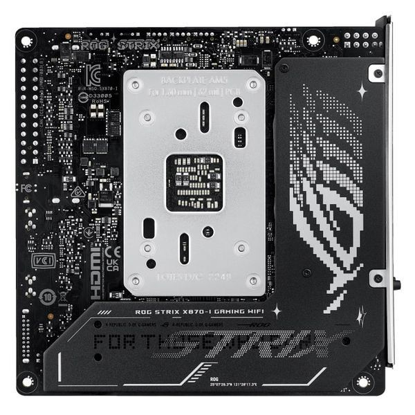 Материнcька плата ASUS ROG STRIX X870-I GAMING WIFI sAM5 X870 2xDDR5 M.2 HDMI WiFi BT mITX (90MB1IW0-M0EAY0) - купити в Україні за низькою ціною в інтернет-магазині "Rincom"