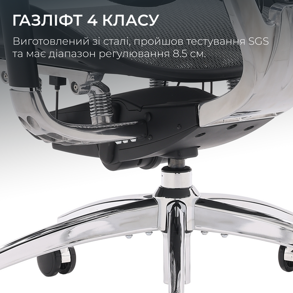 Крісло офісне Sihoo DORO S300 Mesh Dark Grey (S300-M201)