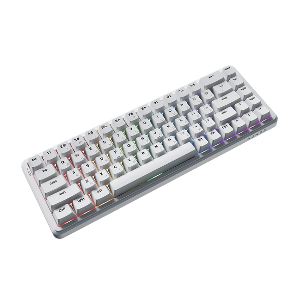Клавіатура механічна дротова Ajazz AK680 MAX Magnetic Switch RGB USB White (AK680-WM-W-A) - купити в Україні за низькою ціною в інтернет-магазині "Rincom"