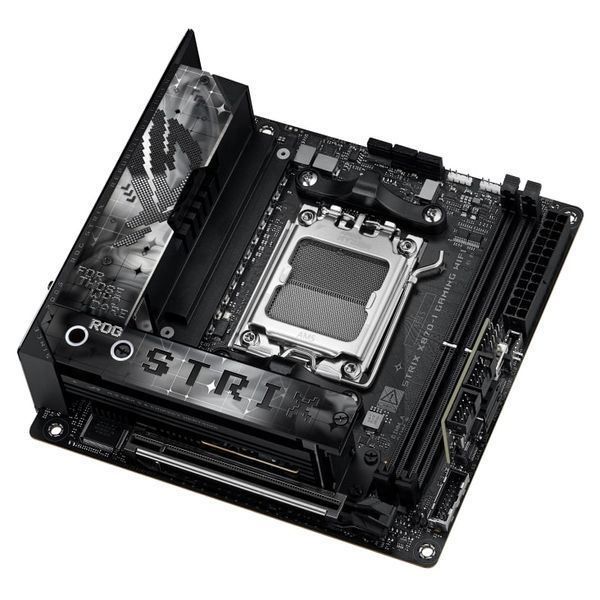 Материнcька плата ASUS ROG STRIX X870-I GAMING WIFI sAM5 X870 2xDDR5 M.2 HDMI WiFi BT mITX (90MB1IW0-M0EAY0) - купити в Україні за низькою ціною в інтернет-магазині "Rincom"