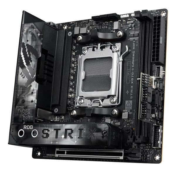 Материнcька плата ASUS ROG STRIX X870-I GAMING WIFI sAM5 X870 2xDDR5 M.2 HDMI WiFi BT mITX (90MB1IW0-M0EAY0) - купити в Україні за низькою ціною в інтернет-магазині "Rincom"