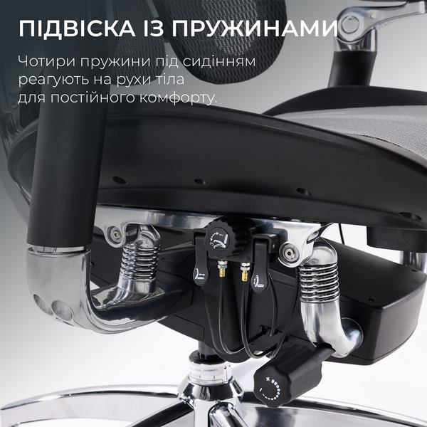 Крісло офісне Sihoo DORO S300 Mesh Dark Grey (S300-M201)