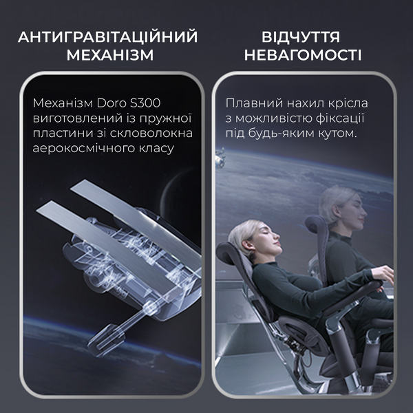 Крісло офісне Sihoo DORO S300 Mesh Dark Grey (S300-M201)