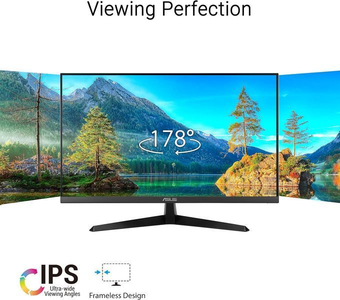 Монітор Asus 27" VY27UQ 2xHDMI, DP, MM, IPS, 3840x2160, sRGB 99%, AdaptiveSync, HDR10 (90LM09U3-B01170) - купити в Україні за низькою ціною в інтернет-магазині "Rincom"
