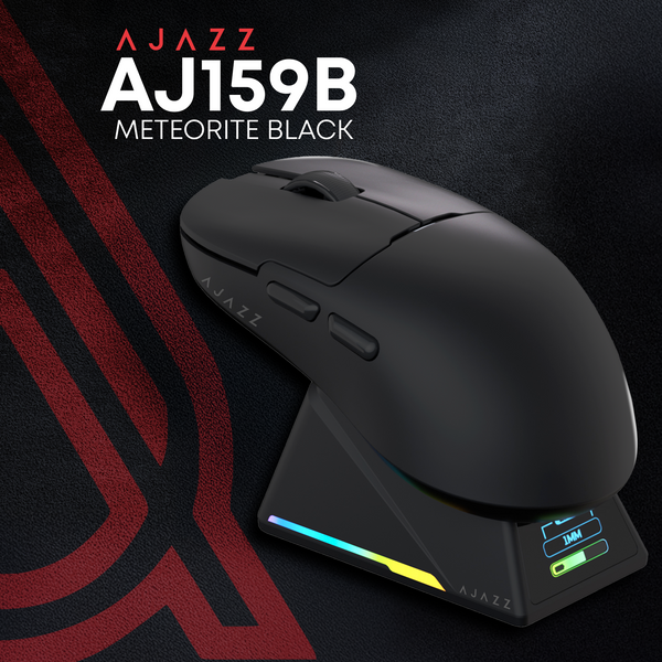 Бездротова миша Ajazz AJ159 APEX Black (AJM159-A-B) (AJM159-A-B) - купити в Україні за низькою ціною в інтернет-магазині "Rincom"
