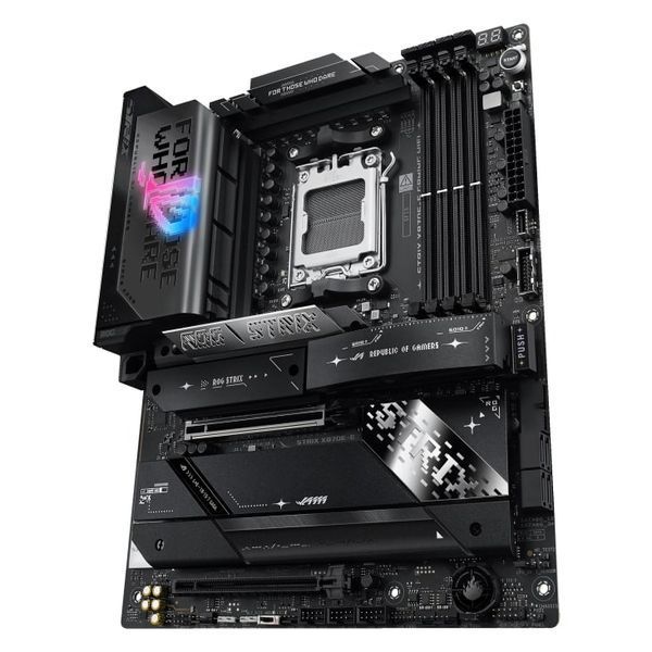 Материнcька плата ASUS ROG STRIX X870E-E GAMING WIFI sAM5 X870E 4xDDR5 M.2 HDMI WiFi BT ATX (90MB1IB0-M0EAY0) - купити в Україні за низькою ціною в інтернет-магазині "Rincom"