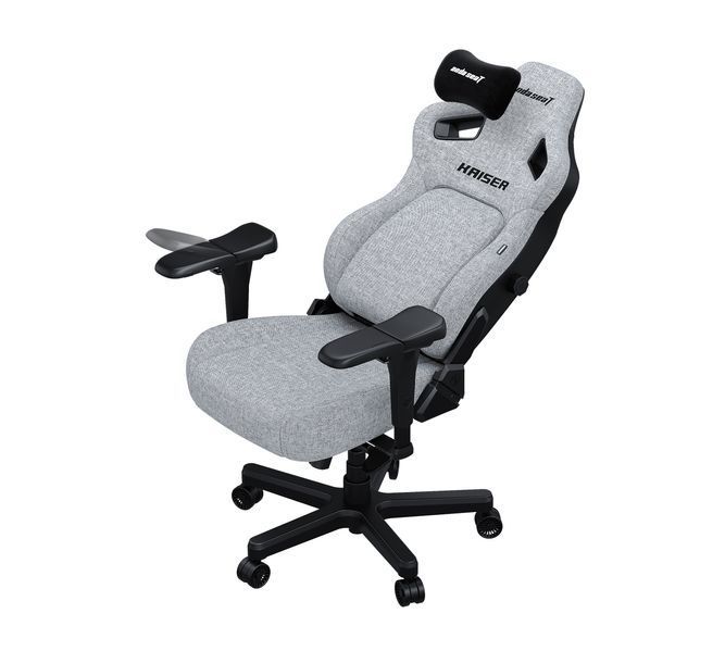 Крісло ігрове Anda Seat Kaiser 4 Grey Fabric Size XL (AD12YDDC-XLL-20-G-CF)