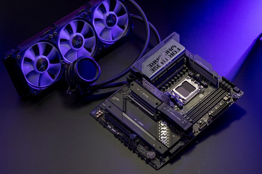 Материнcька плата ASUS ROG STRIX X870E-E GAMING WIFI sAM5 X870E 4xDDR5 M.2 HDMI WiFi BT ATX (90MB1IB0-M0EAY0) - купити в Україні за низькою ціною в інтернет-магазині "Rincom"