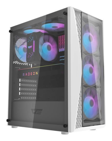 Корпус для комп'ютера DARK FLASH DK352 PLUS ATX без блока живлення, білий (DK352 PLUS WHITE) - купити в Україні за низькою ціною в інтернет-магазині "Rincom"