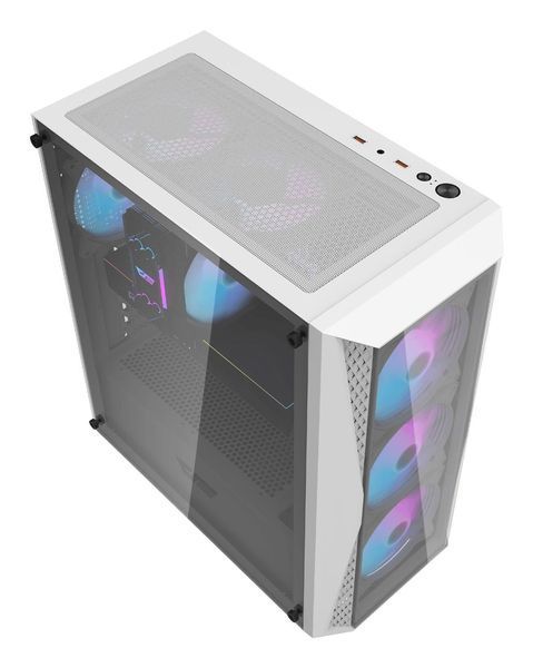 Корпус для комп'ютера DARK FLASH DK352 PLUS ATX без блока живлення, білий (DK352 PLUS WHITE) - купити в Україні за низькою ціною в інтернет-магазині "Rincom"