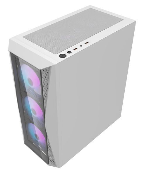 Корпус для комп'ютера DARK FLASH DK352 PLUS ATX без блока живлення, білий (DK352 PLUS WHITE) - купити в Україні за низькою ціною в інтернет-магазині "Rincom"