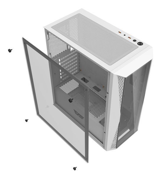Корпус для комп'ютера DARK FLASH DK352 PLUS ATX без блока живлення, білий (DK352 PLUS WHITE) - купити в Україні за низькою ціною в інтернет-магазині "Rincom"