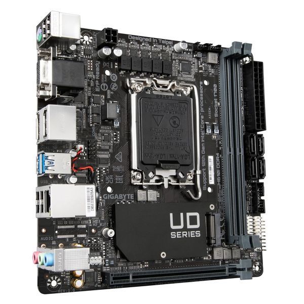 Материнська плата GIGABYTE H610I DDR4 s1700 H610 2xDDR4 M.2 HDMI D-Sub mITX (H610I_DDR4) - купити в Україні за низькою ціною в інтернет-магазині "Rincom"