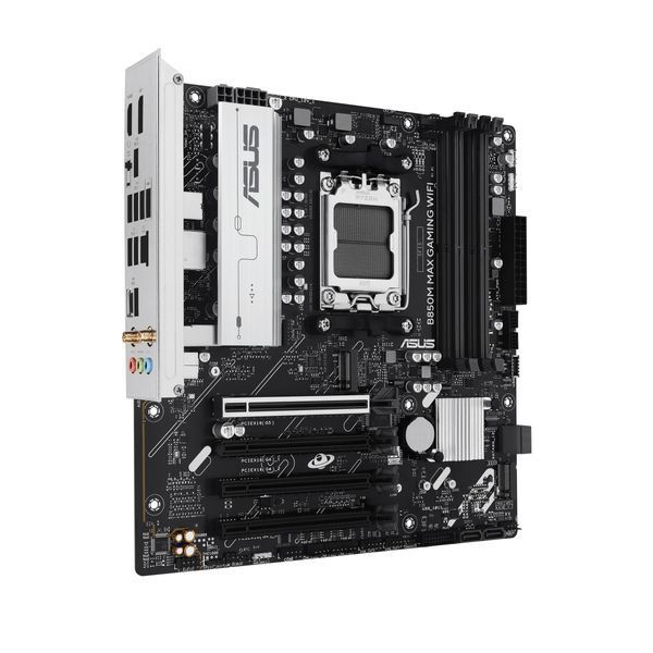 Материнcька плата ASUS B850M MAX GAMING WIFI sAM5 B850 4xDDR5 M.2 HDMI DP WiFi BT mATX (90MB1LL0-M0EAY0) - купити в Україні за низькою ціною в інтернет-магазині "Rincom"