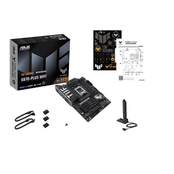 Материнcька плата ASUS TUF GAMING X870-PLUS WIFI sAM5 X870 4xDDR5 M.2 HDMI WiFi BT ATX (90MB1IU0-M0EAY0) - купити в Україні за низькою ціною в інтернет-магазині "Rincom"