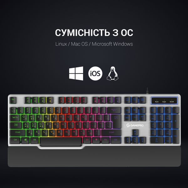 Клавіатура дротова GamePro GK599 (GK599) - купити в Україні за низькою ціною в інтернет-магазині "Rincom"